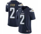Los Angeles Chargers #2 Easton Stick Navy Blue Team Color Vapor Untouchable Limited Player Football Jersey