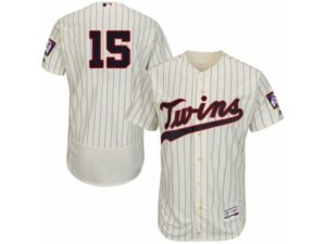 Minnesota Twins #15 Glen Perkins Cream Flexbase Authentic Collection MLB Jersey