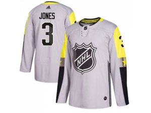 Columbus Blue Jackets #3 Seth Jones Gray 2018 All-Star Metro Division Authentic Stitched NHL Jersey