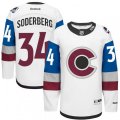 Colorado Avalanche #34 Carl Soderberg Premier White 2016 Stadium Series NHL Jersey