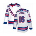 New York Rangers #16 Ryan Strome Authentic White Away Hockey Jersey