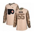Philadelphia Flyers #55 Samuel Morin Authentic Camo Veterans Day Practice Hockey Jersey