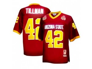 Arizona State Sun Devils Pat Tillman #42 1997 Rose Bowl College Football Throwback Jersey - Maroon