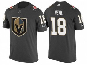 Vegas Golden Knights #18 James Neal Steel Gray Fresh Team Commemorative T-shirt