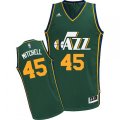 Utah Jazz #45 Donovan Mitchell Swingman Green Alternate NBA Jersey