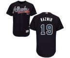 Atlanta Braves #19 Scott Kazmir Blue Alternate Flex Base Authentic Collection Baseball Jersey