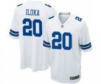 Dallas Cowboys #20 George Iloka Game White Football Jersey