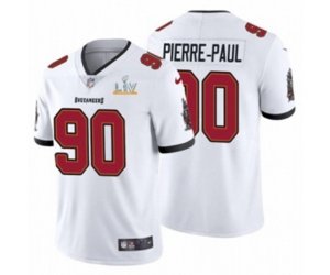 Tampa Bay Buccaneers #90 Jason Pierre-Paul White Super Bowl LV Jersey