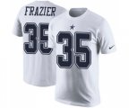 Dallas Cowboys #35 Kavon Frazier White Rush Pride Name & Number T-Shirt