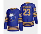 Buffalo Sabres #23 Sam Reinhart 2020-21 Home Authentic Player Stitched Hockey Jersey Royal Blue
