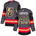 Vegas Golden Knights #40 Ryan Carpenter Authentic Black Drift Fashion NHL Jersey