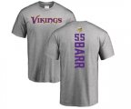 Minnesota Vikings #55 Anthony Barr Ash Backer T-Shirt