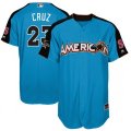 Seattle Mariners #23 Nelson Cruz Authentic Blue American League 2017 MLB All-Star MLB Jersey