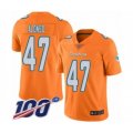 Miami Dolphins #47 Kiko Alonso Limited Orange Rush Vapor Untouchable 100th Season Football Jersey