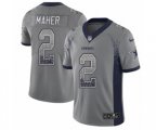 Dallas Cowboys #2 Brett Maher Limited Gray Rush Drift Fashion NFL Jersey