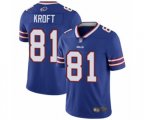 Buffalo Bills #81 Tyler Kroft Royal Blue Team Color Vapor Untouchable Limited Player Football Jersey