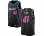 Miami Heat #41 Glen Rice Swingman Black NBA Jersey - City Edition