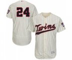 Minnesota Twins #24 C. J. Cron Cream Alternate Flex Base Authentic Collection Baseball Jersey