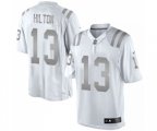 Indianapolis Colts #13 T.Y. Hilton Limited White Platinum Football Jersey