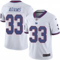 New York Giants #33 Andrew Adams Limited White Rush Vapor Untouchable NFL Jersey