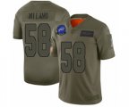 Buffalo Bills #58 Matt Milano Limited Camo 2019 Salute to Service Football Jersey