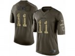 New Orleans Saints #11 Tommylee Lewis Limited Green Salute to Service NFL Jersey