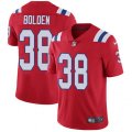New England Patriots #38 Brandon Bolden Red Alternate Vapor Untouchable Limited Player NFL Jersey