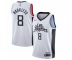Los Angeles Clippers #8 Moe Harkless Swingman White Basketball Jersey - 2019-20 City Edition