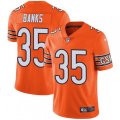 Chicago Bears #35 Johnthan Banks Limited Orange Rush Vapor Untouchable NFL Jersey