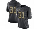 Philadelphia Eagles #31 Wilbert Montgomery Limited Black 2016 Salute to Service NFL Jersey