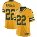 Green Bay Packers #22 Aaron Ripkowski Elite Gold Rush Vapor Untouchable NFL Jersey
