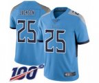 Tennessee Titans #25 Adoree' Jackson Light Blue Alternate Vapor Untouchable Limited Player 100th Season Football Jersey