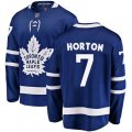 Toronto Maple Leafs #7 Tim Horton Fanatics Branded Royal Blue Home Breakaway NHL Jersey