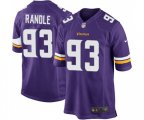 Minnesota Vikings #93 John Randle Game Purple Team Color Football Jersey