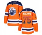 Edmonton Oilers #75 Evan Bouchard Authentic Orange Drift Fashion NHL Jersey