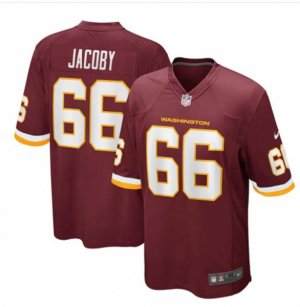 Washington Redskins Retired Player #66 Joe Jacoby Sitched Nike Burgundy Vapor Limited Jersey
