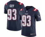 New England Patriots #93 Lawrence Guy Limited Navy Blue Rush Vapor Untouchable Football Jersey