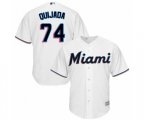 Miami Marlins Jose Quijada Replica White Home Cool Base Baseball Player Jersey