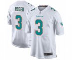 Miami Dolphins #3 Josh Rosen Game White Football Jersey