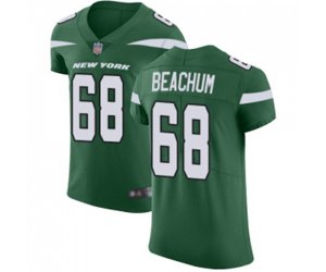 New York Jets #68 Kelvin Beachum Elite Green Team Color Football Jersey