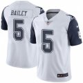 Dallas Cowboys #5 Dan Bailey Limited White Rush Vapor Untouchable NFL Jersey