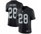 Oakland Raiders #28 Josh Jacobs Black Team Color Vapor Untouchable Limited Player Football Jersey