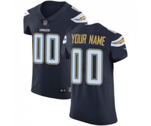 Los Angeles Chargers Customized Elite Navy Blue Team Color Football Jersey