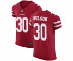 San Francisco 49ers #30 Jeff Wilson Red Team Color Vapor Untouchable Elite Player Football Jersey