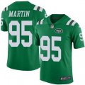 New York Jets #95 Josh Martin Limited Green Rush Vapor Untouchable NFL Jersey