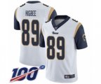 Los Angeles Rams #89 Tyler Higbee White Vapor Untouchable Limited Player 100th Season Football Jersey