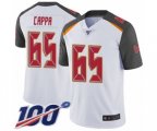 Tampa Bay Buccaneers #65 Alex Cappa White Vapor Untouchable Limited Player 100th Season Football Jersey