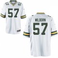 Green Bay Packers #57 Ray Wilborn Nike White Vapor Limited Player Jersey