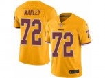 Washington Redskins #72 Dexter Manley Limited Gold Rush Vapor Untouchable NFL Jersey