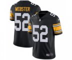 Pittsburgh Steelers #52 Mike Webster Black Alternate Vapor Untouchable Limited Player Football Jersey